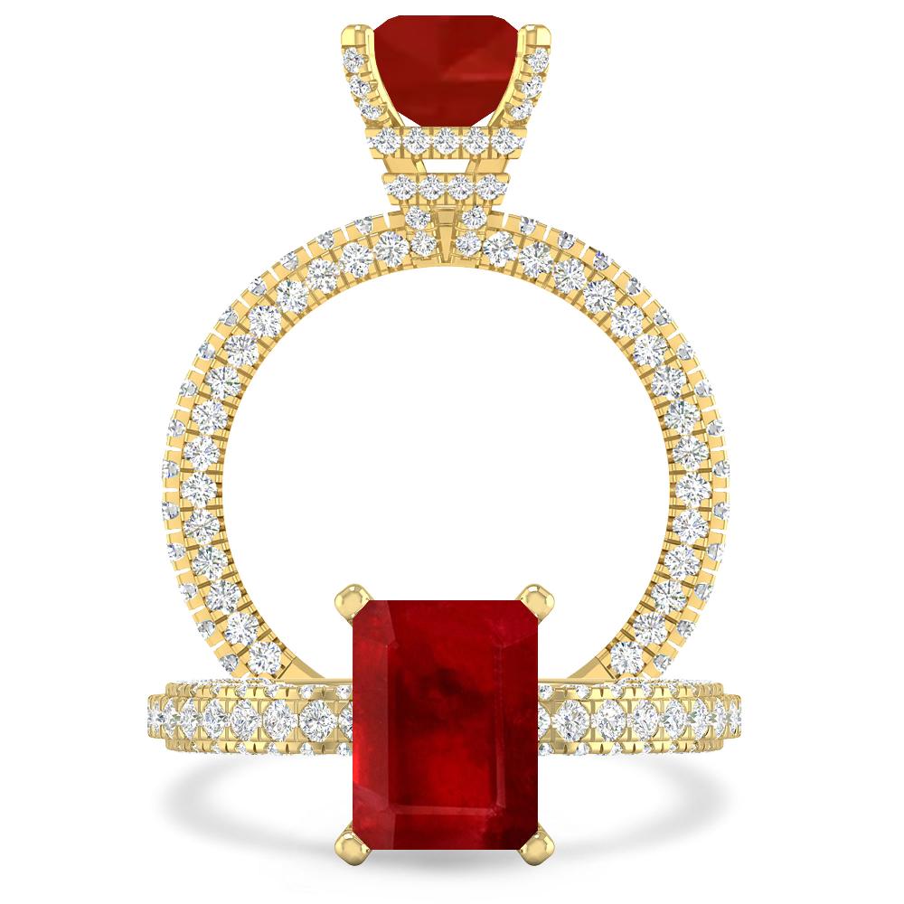 Yellow Gold - Ruby