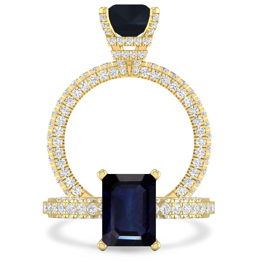 Yellow Gold - Sapphire