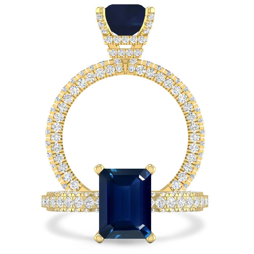 Yellow Gold - Sapphire