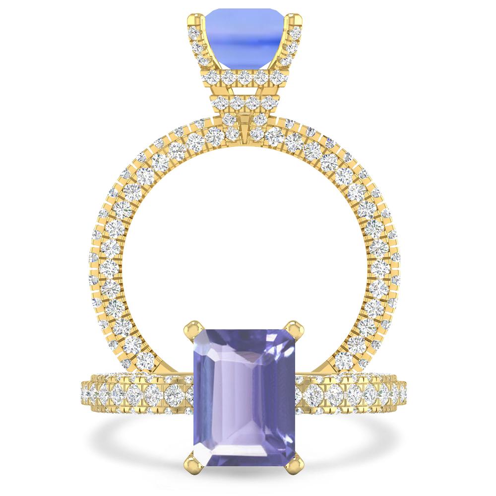 Yellow Gold - Tanzanite