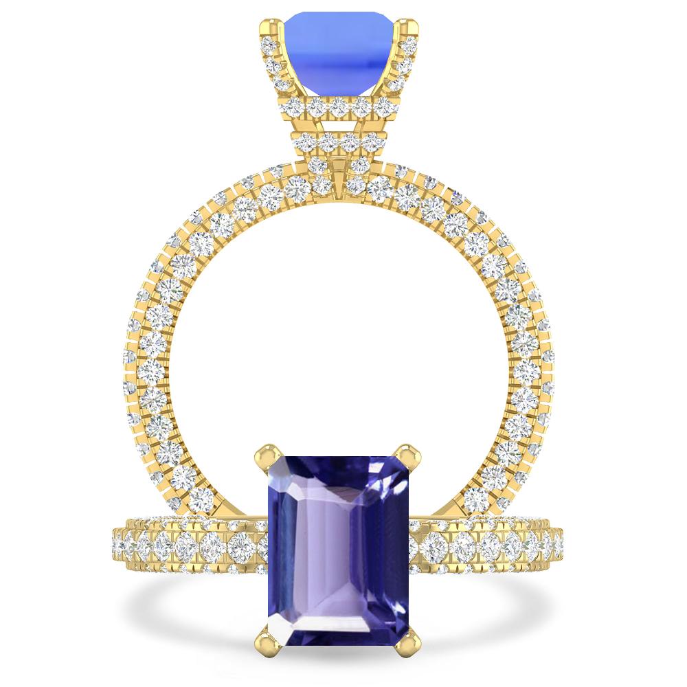 Yellow Gold - Tanzanite