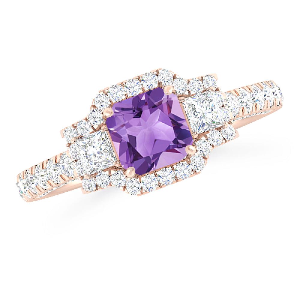 Rose Gold - Amethyst