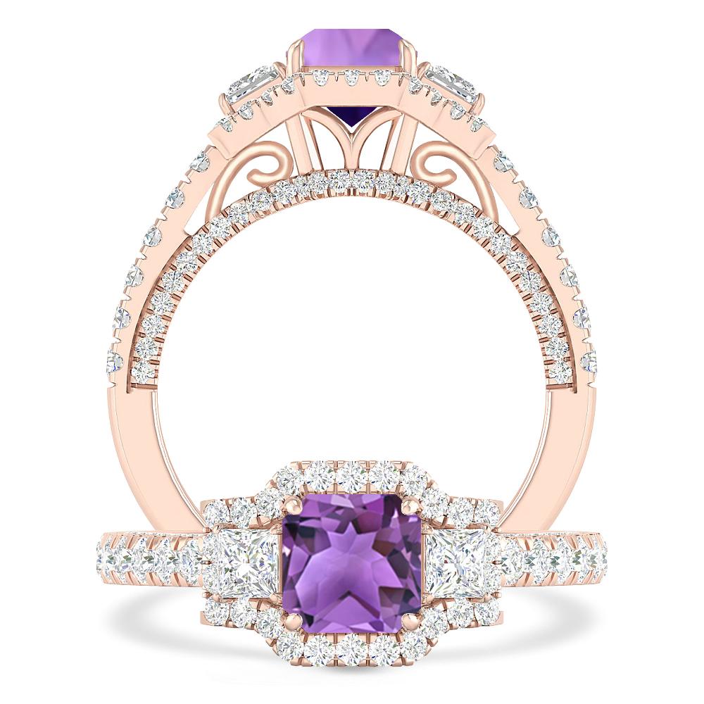 Rose Gold - Amethyst