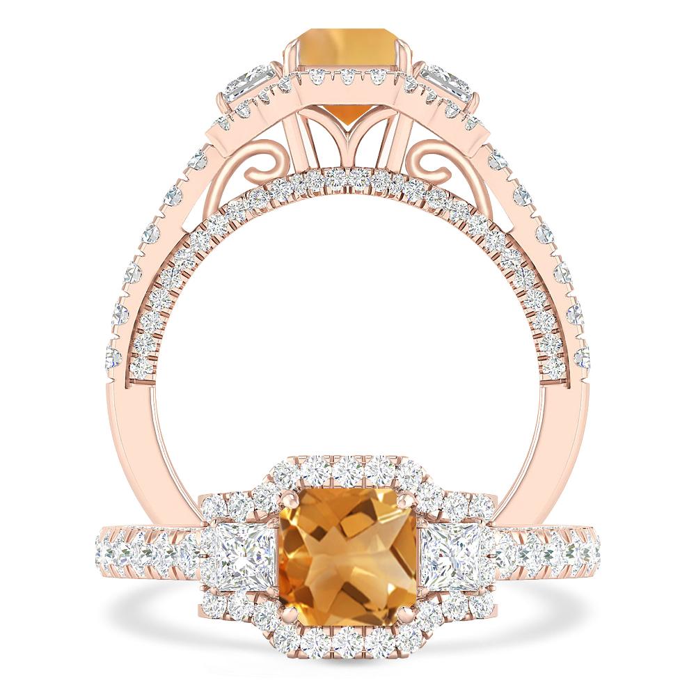 Rose Gold - Citrine