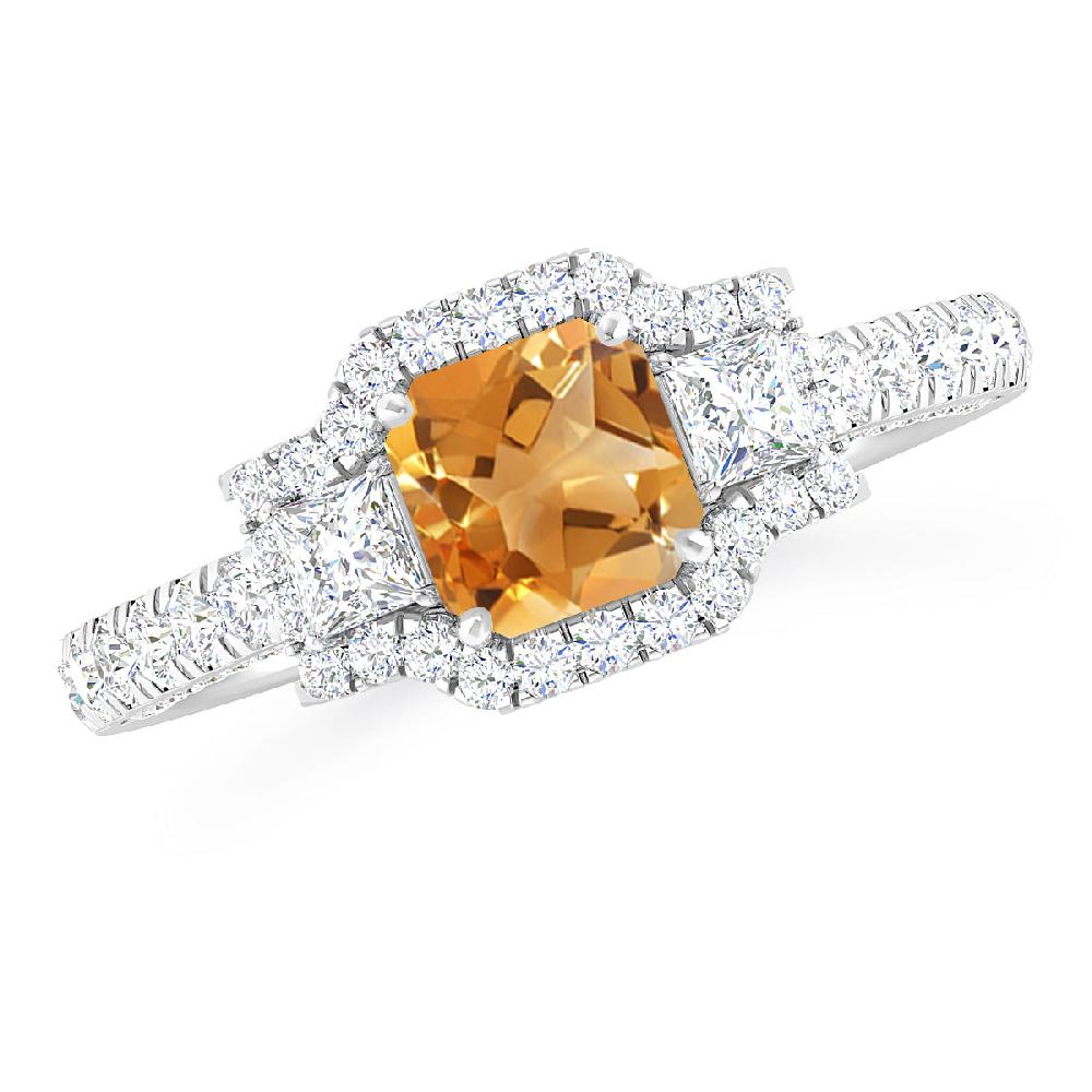 White Gold - Citrine