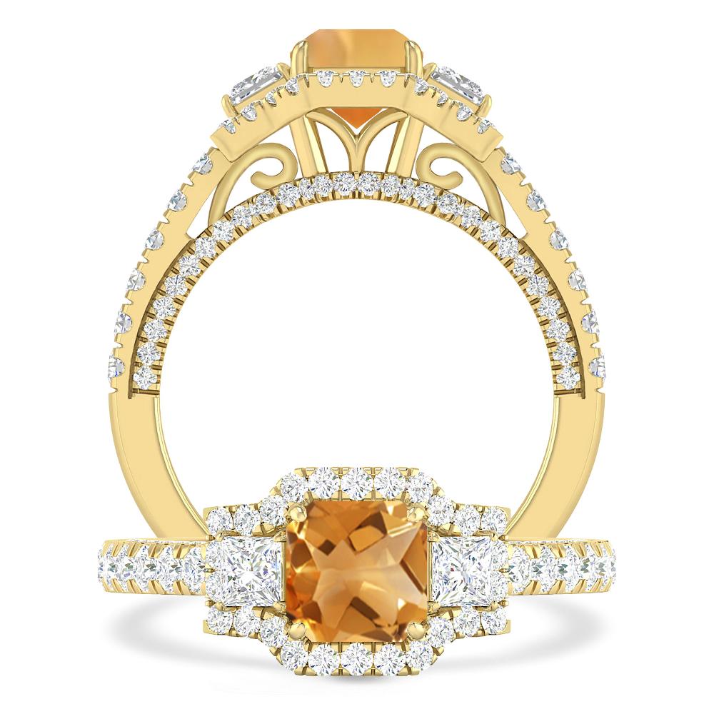 Yellow Gold - Citrine