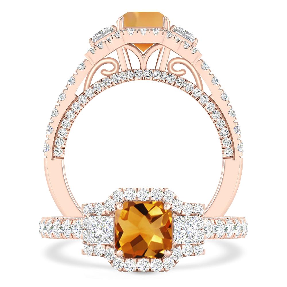 Rose Gold - Citrine