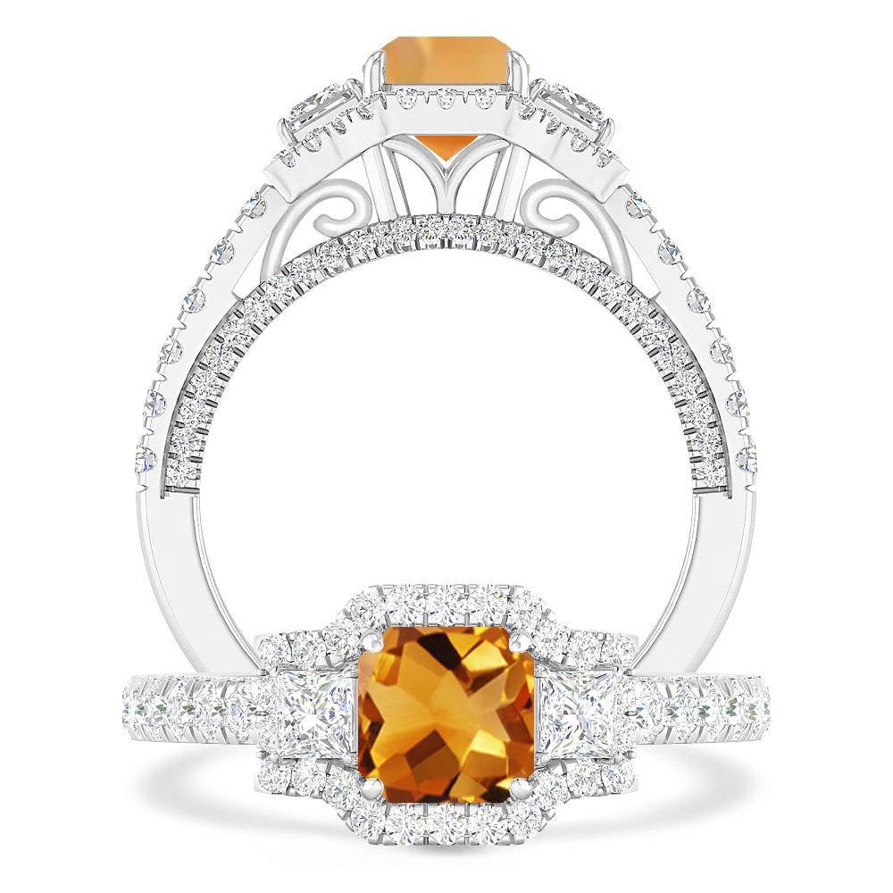 White Gold - Citrine