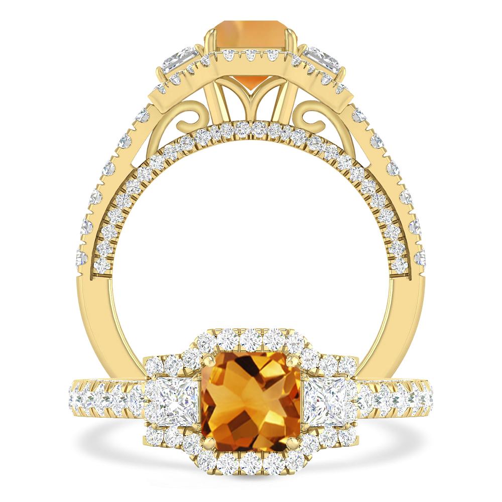 Yellow Gold - Citrine