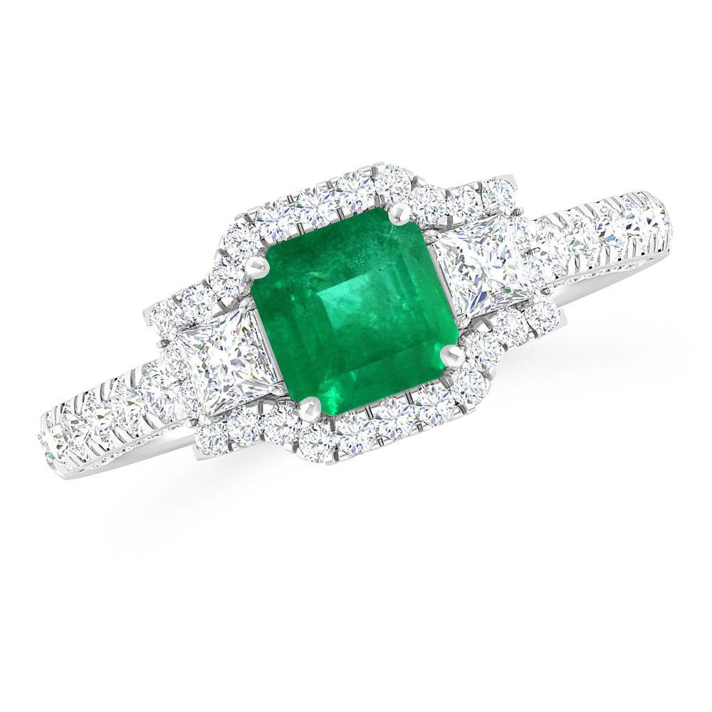 White Gold - Emerald