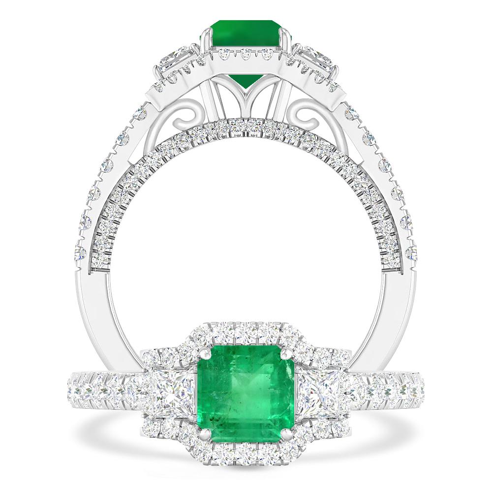 White Gold - Emerald