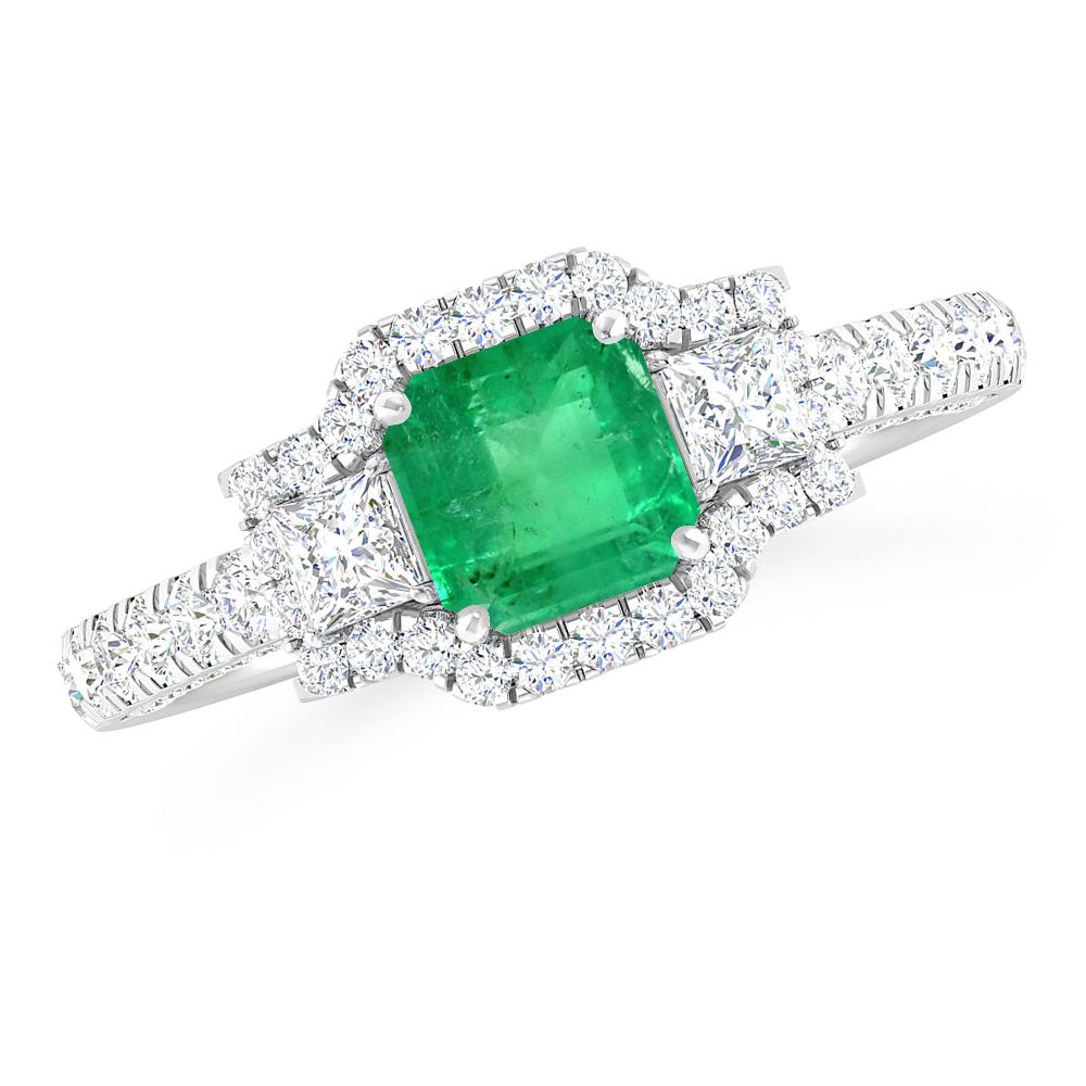 White Gold - Emerald