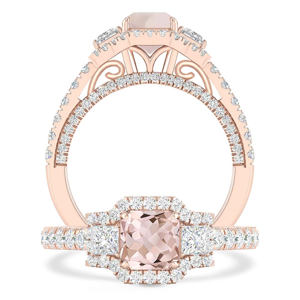 Rose Gold - Morganite