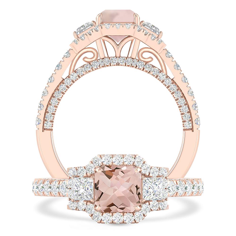 Rose Gold - Morganite