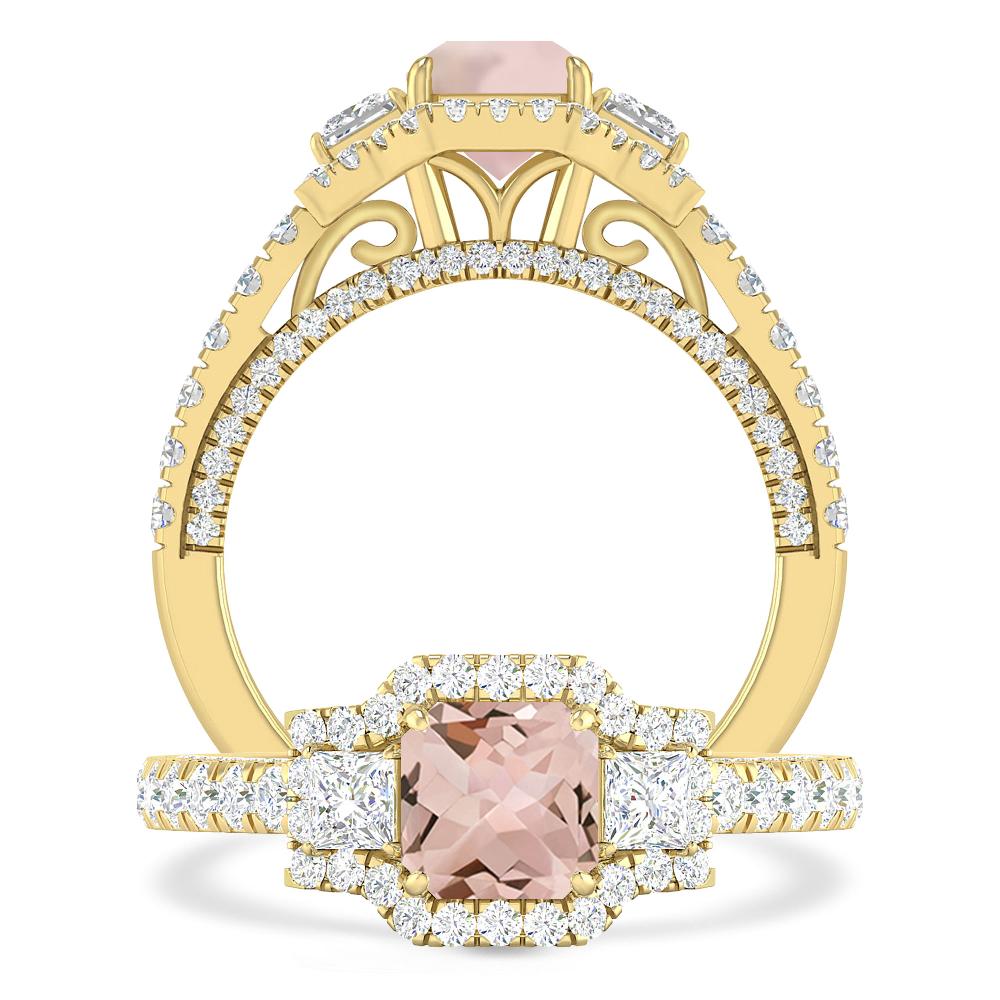 Yellow Gold - Morganite