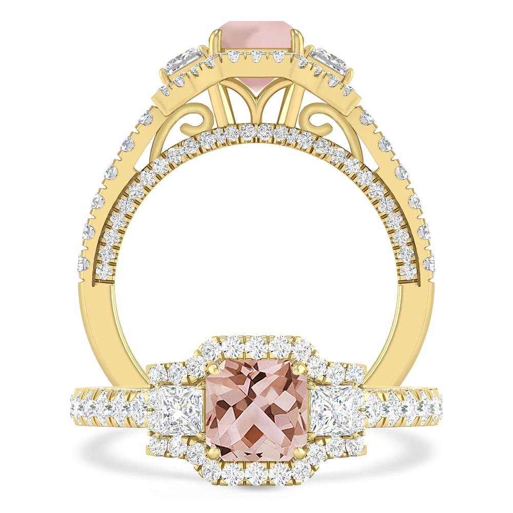 Yellow Gold - Morganite