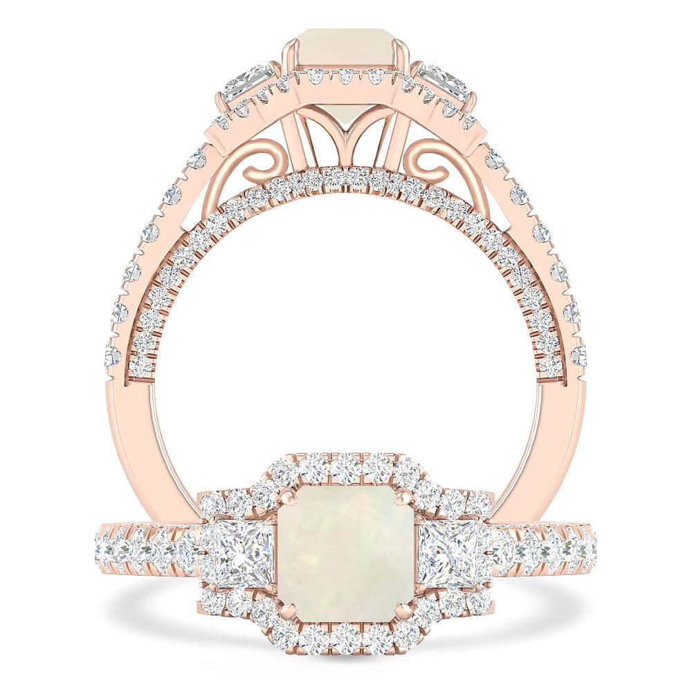 Rose Gold - Opal