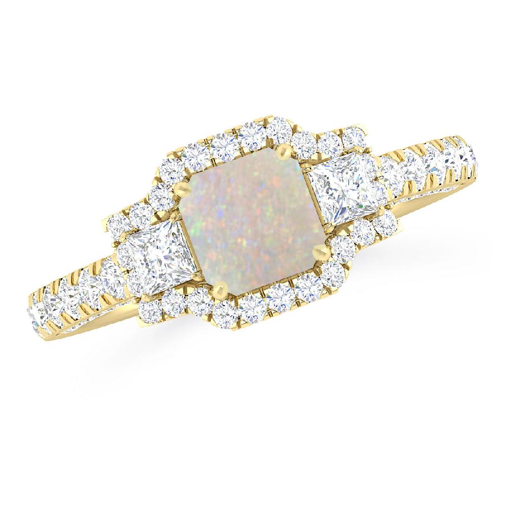 Yellow Gold - Opal