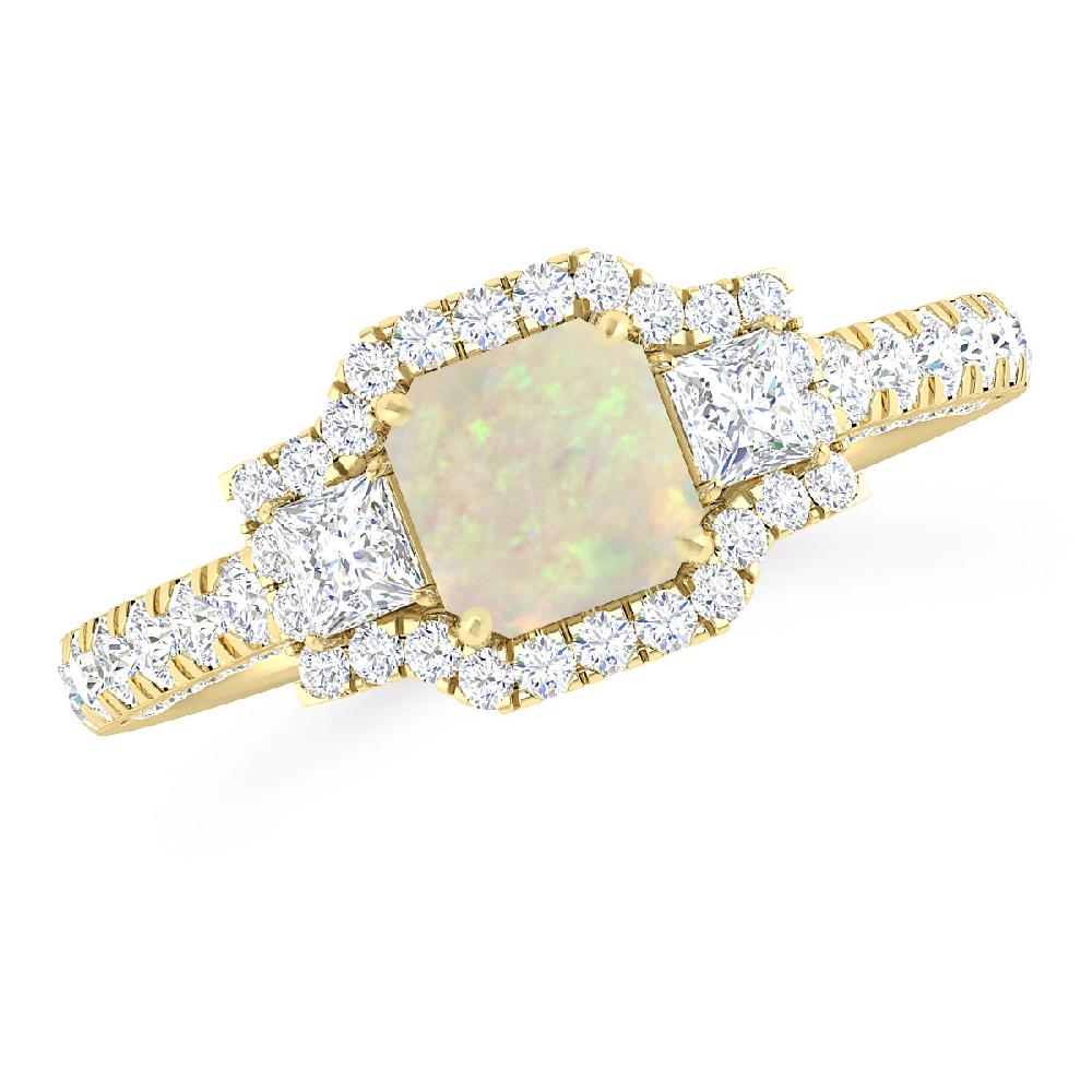 Yellow Gold - Opal