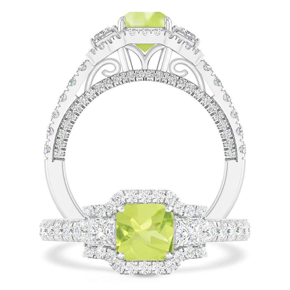 White Gold - Peridot
