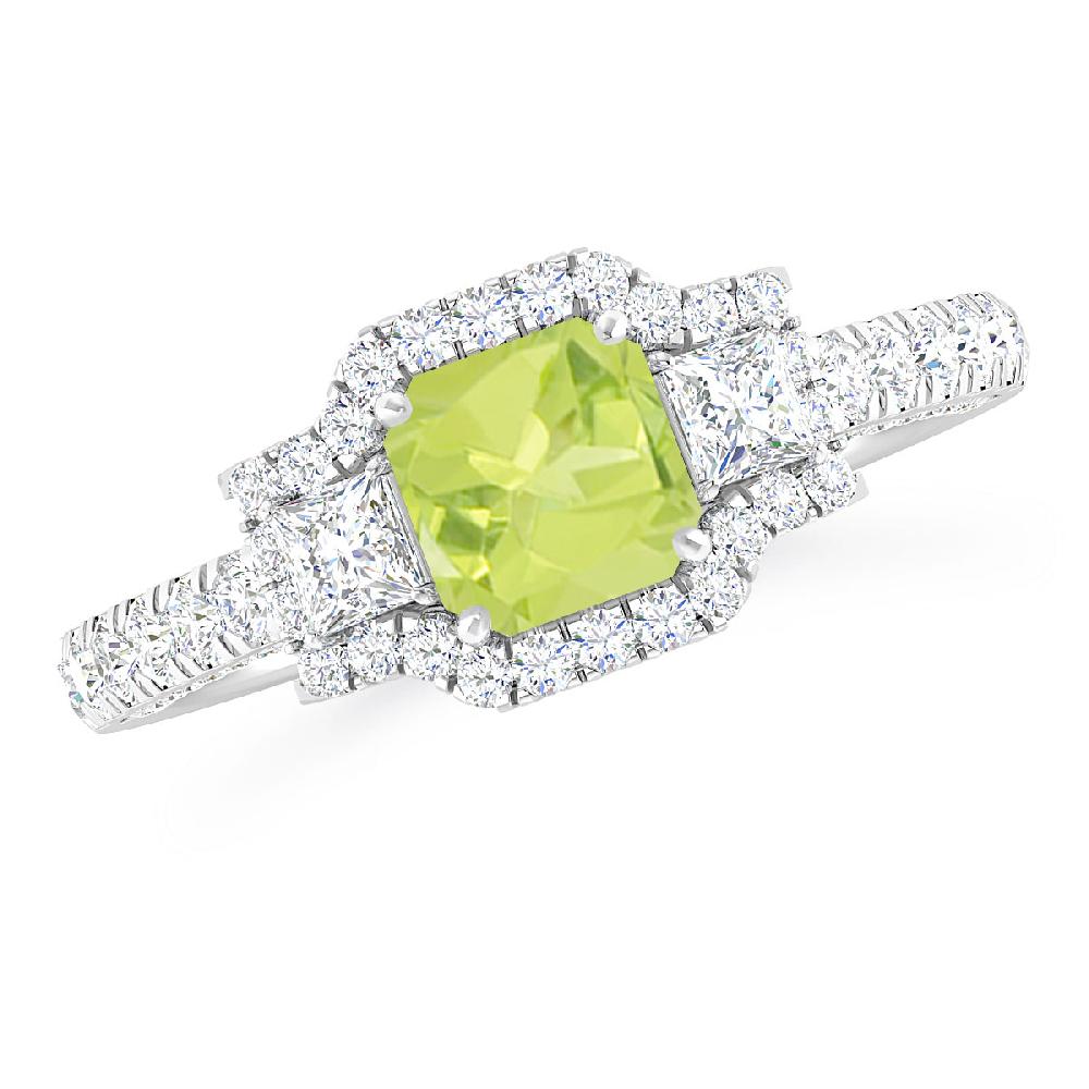 White Gold - Peridot