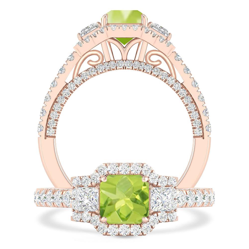 Rose Gold - Peridot