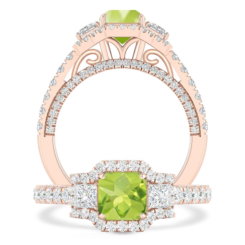 Rose Gold - Peridot