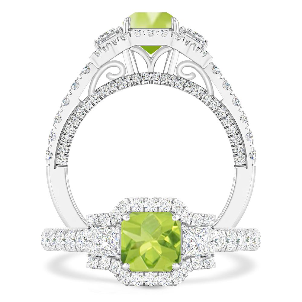 White Gold - Peridot