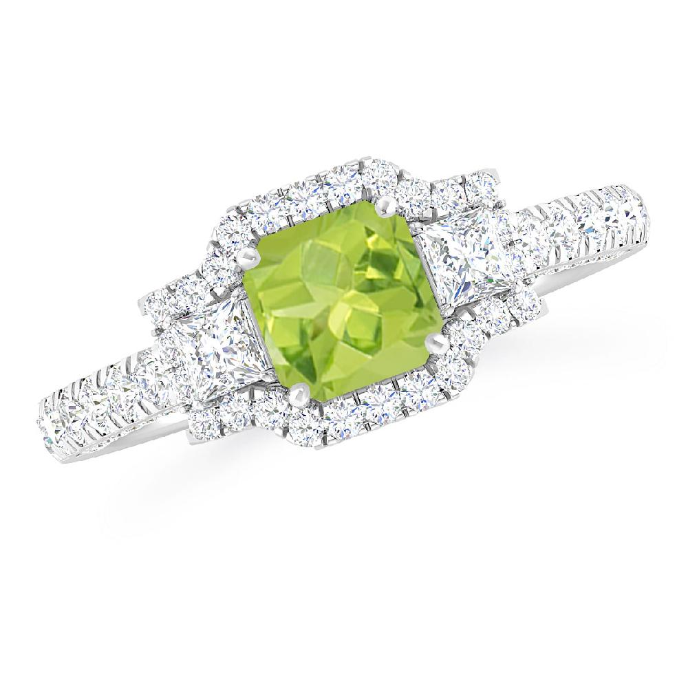 White Gold - Peridot