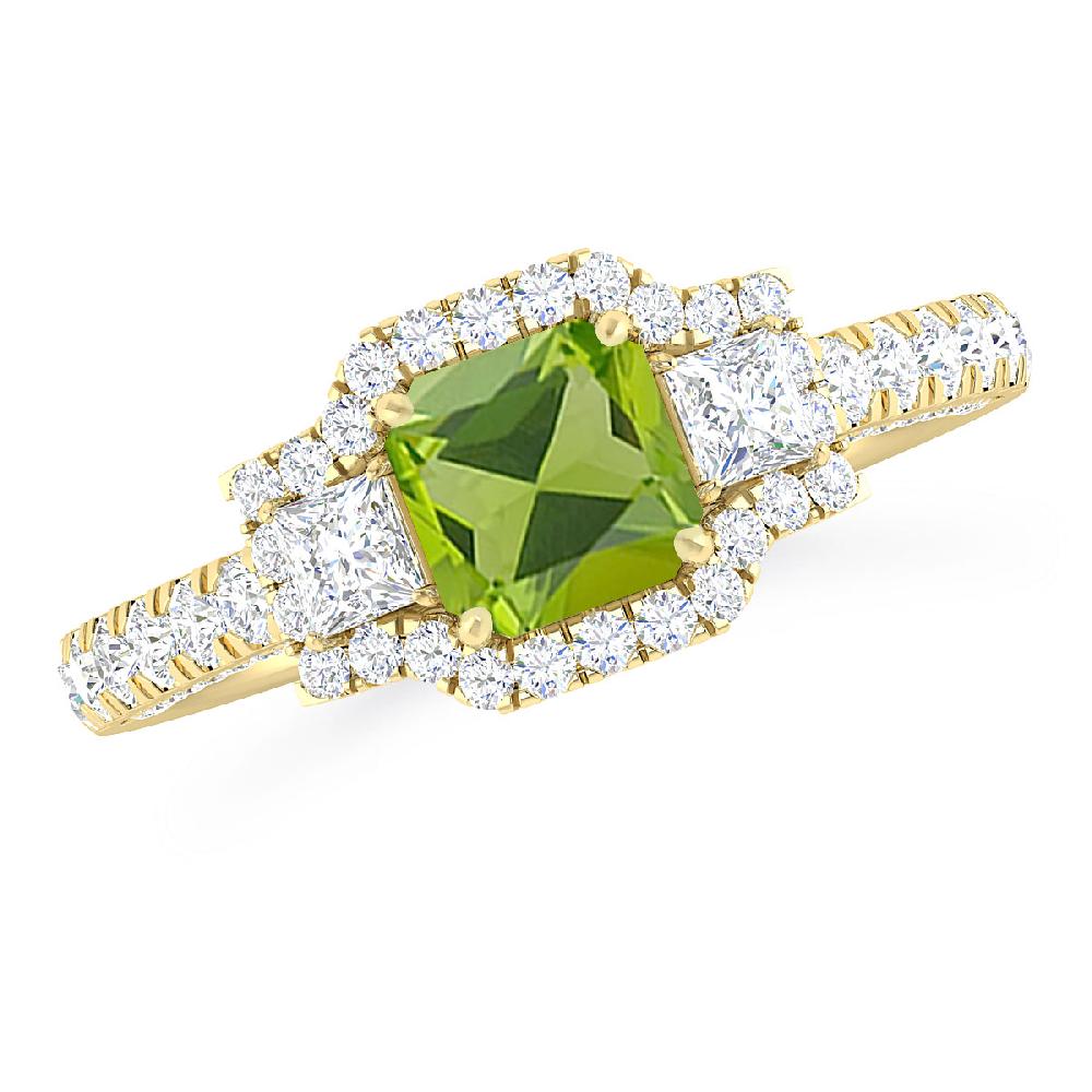 Yellow Gold - Peridot