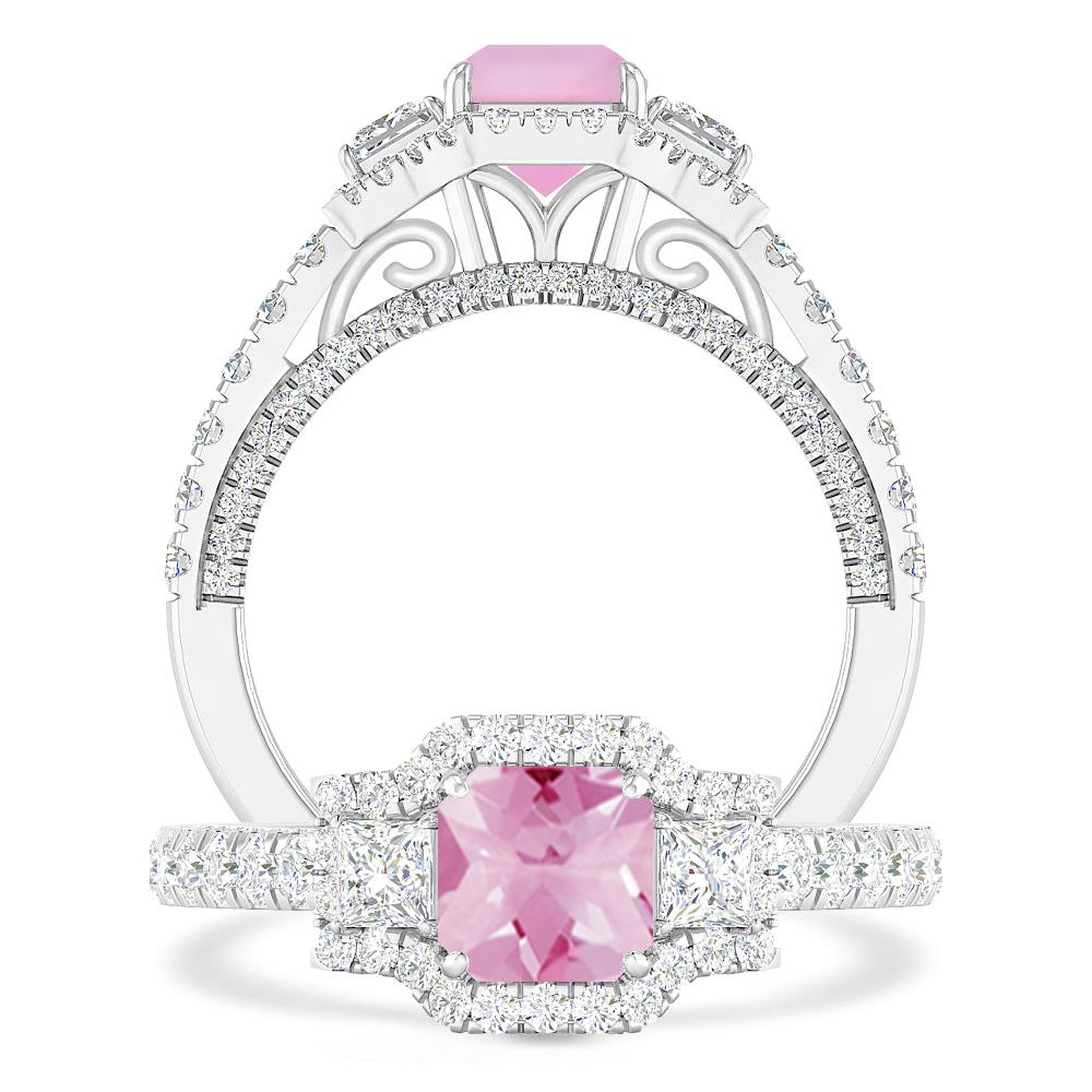 White Gold - Pink Tourmaline