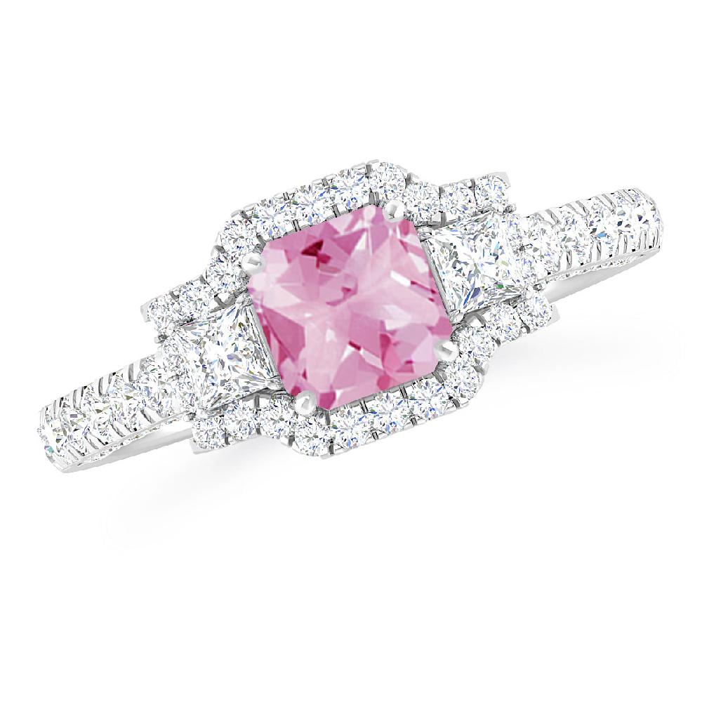 White Gold - Pink Tourmaline