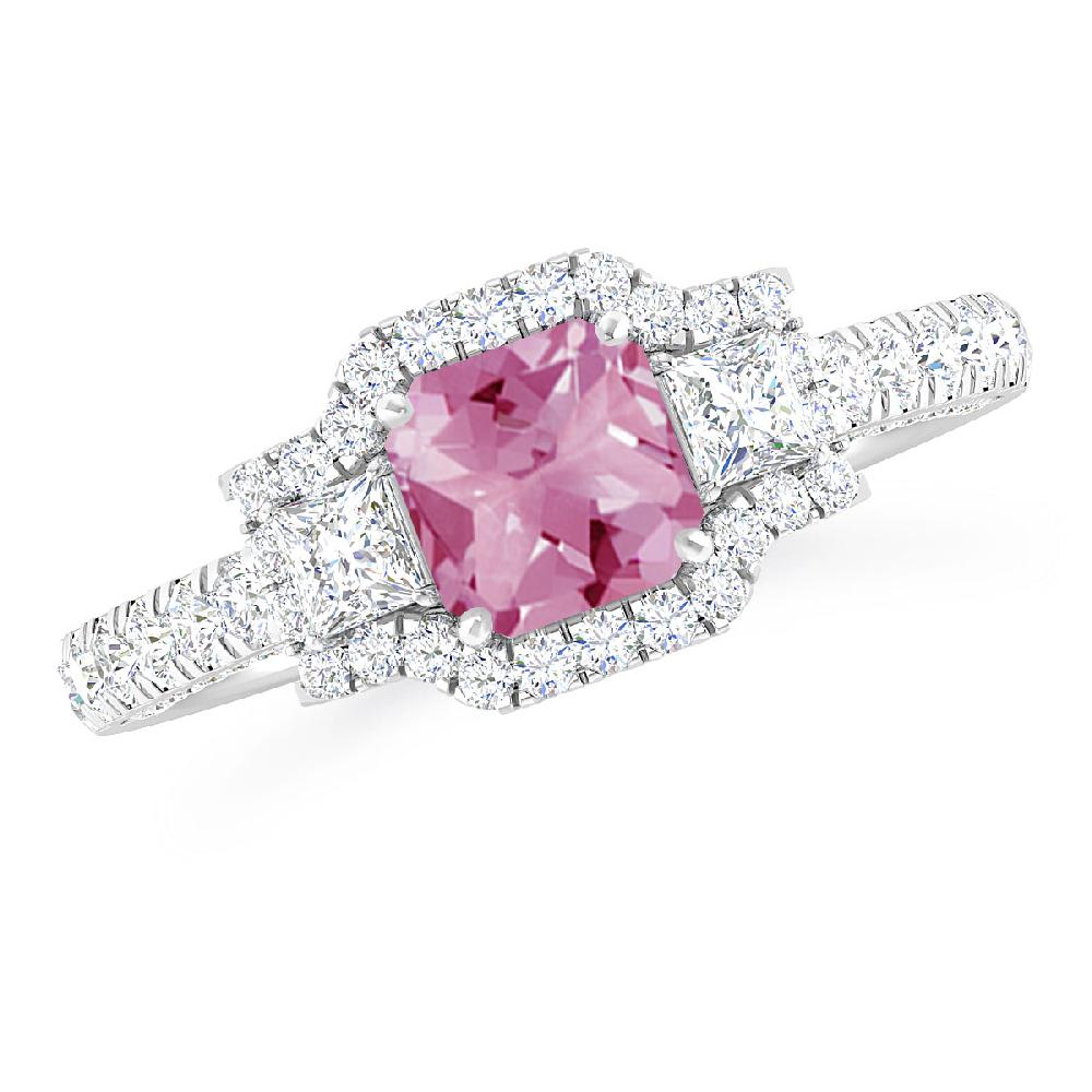 White Gold - Pink Tourmaline