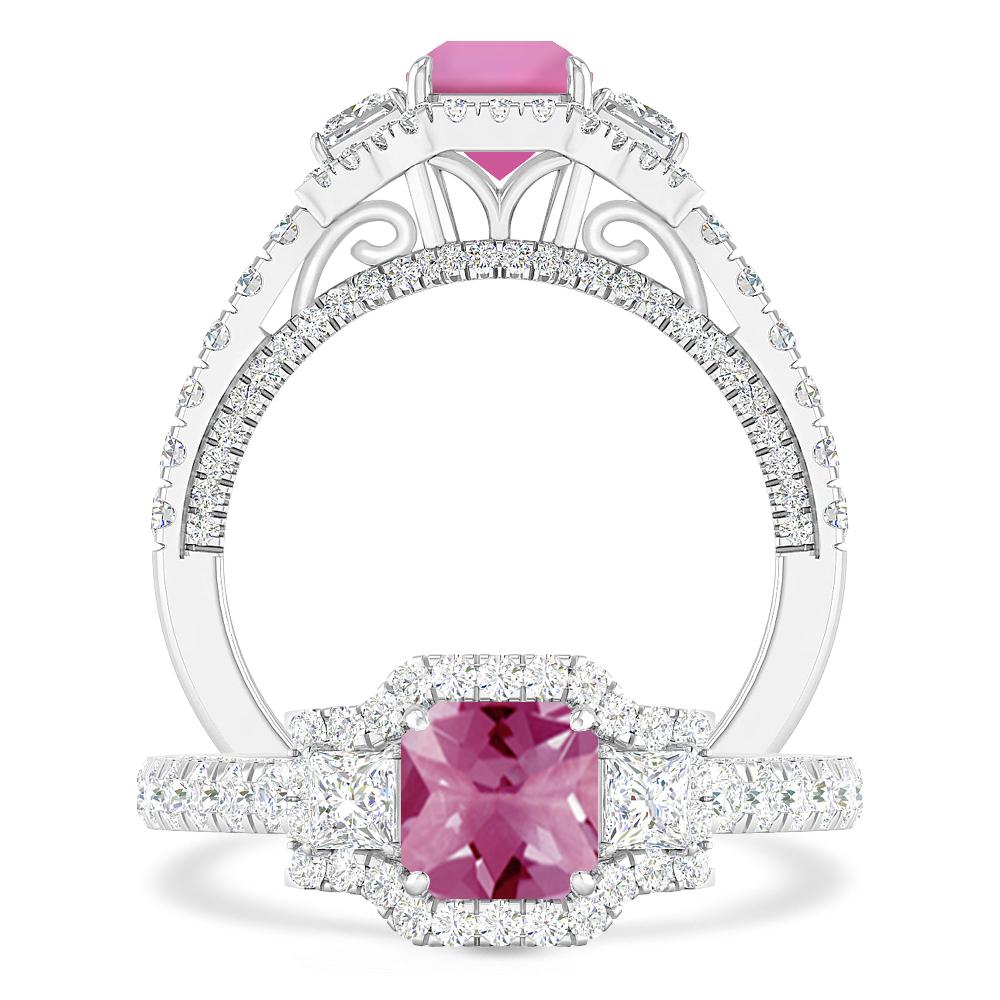 White Gold - Pink Tourmaline