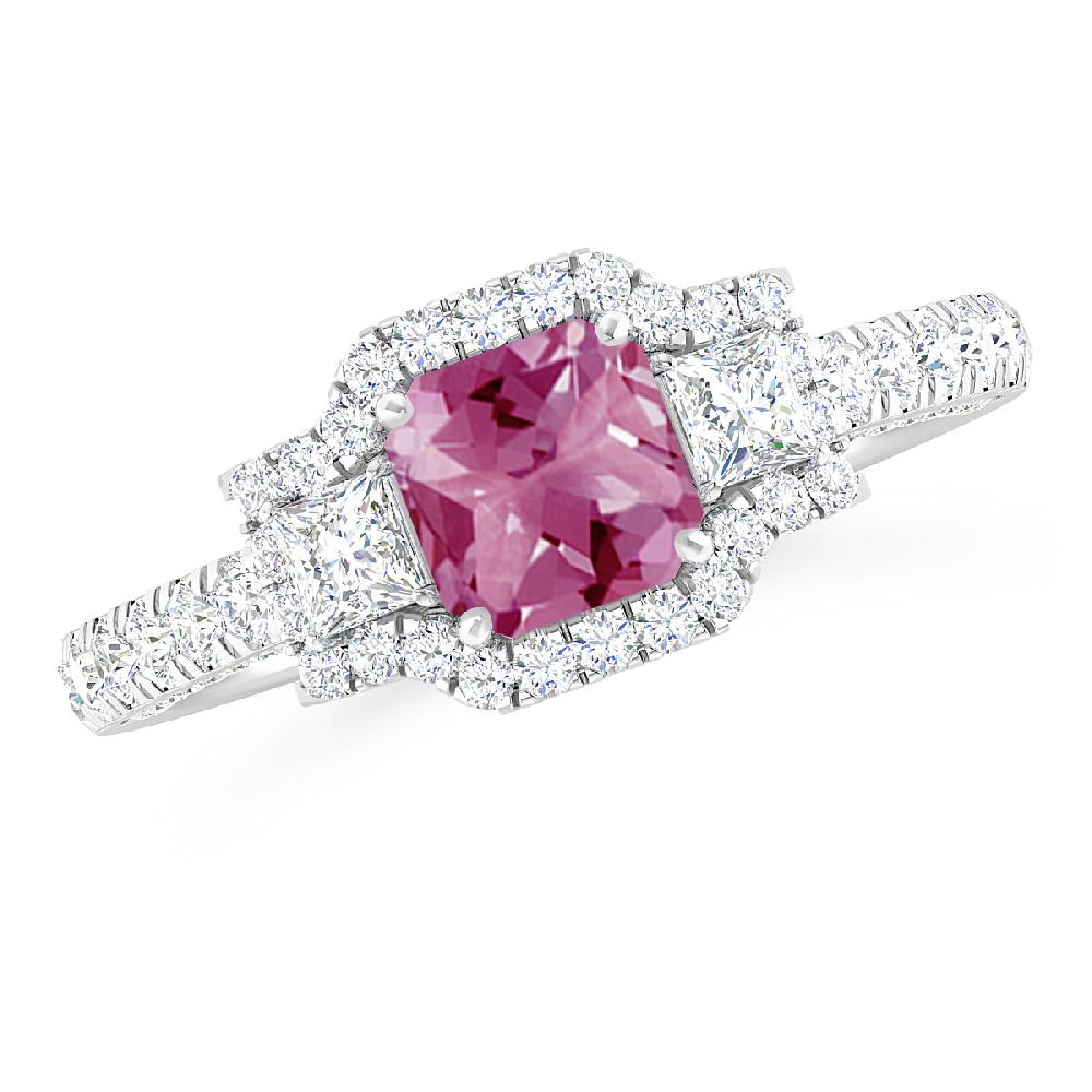 White Gold - Pink Tourmaline