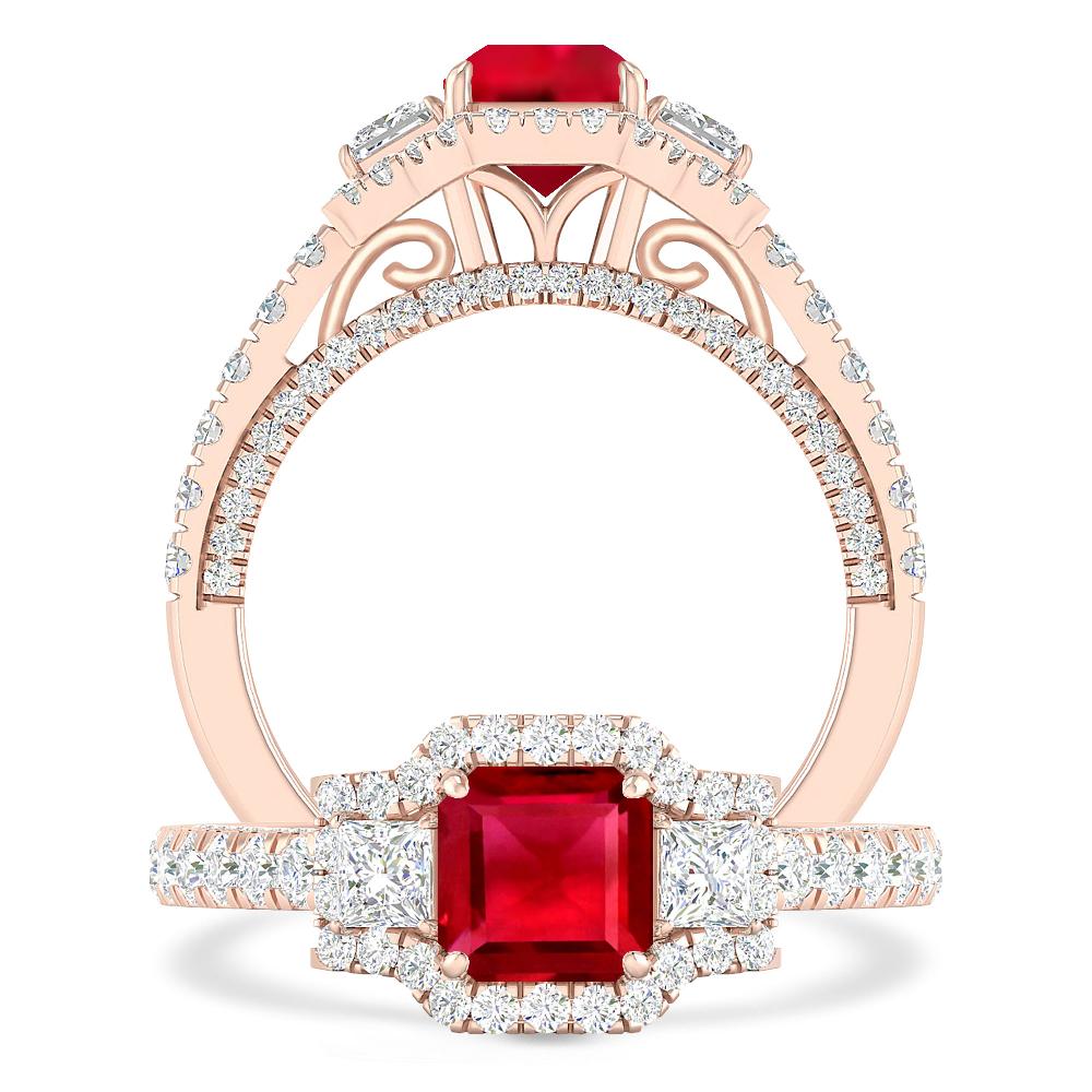Rose Gold - Ruby