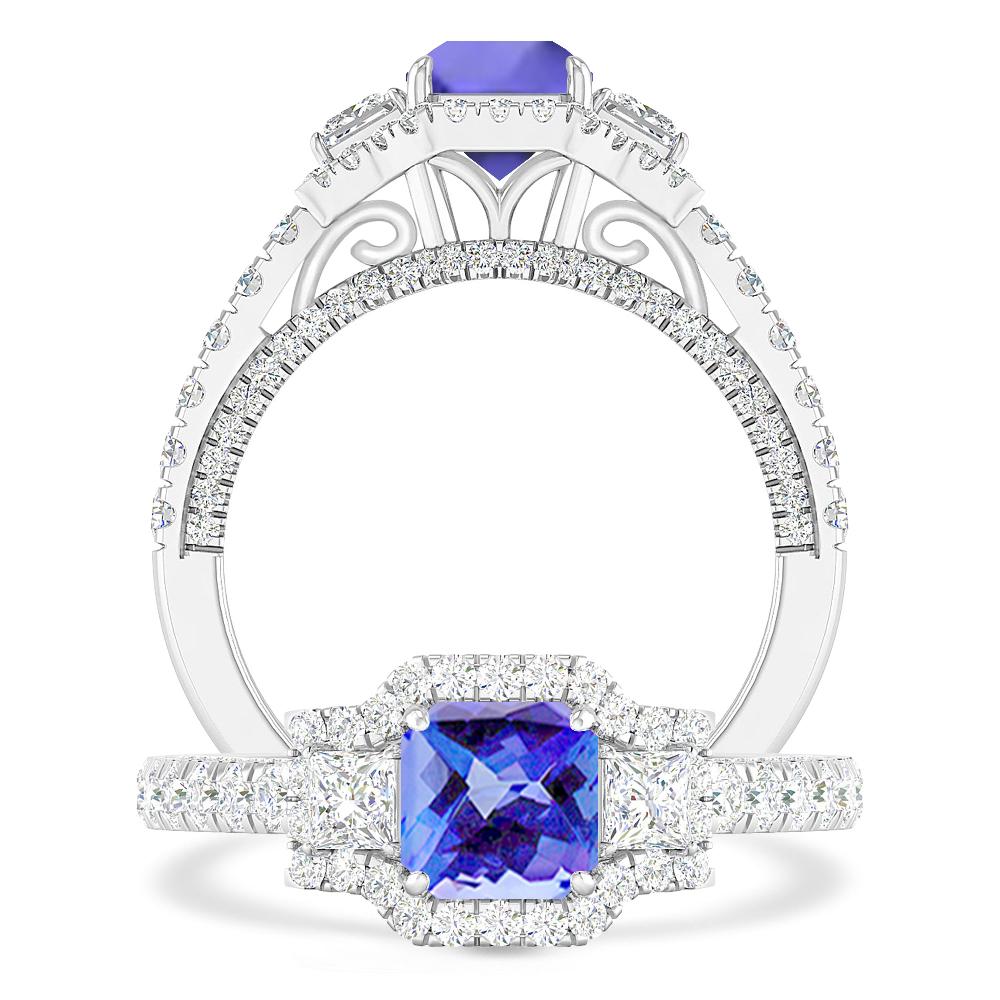 White Gold - Tanzanite