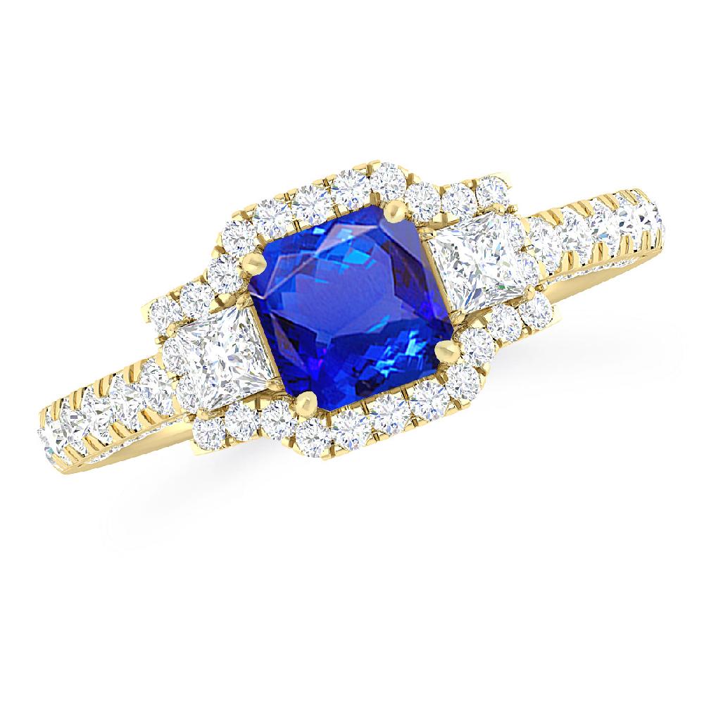 Yellow Gold - Tanzanite