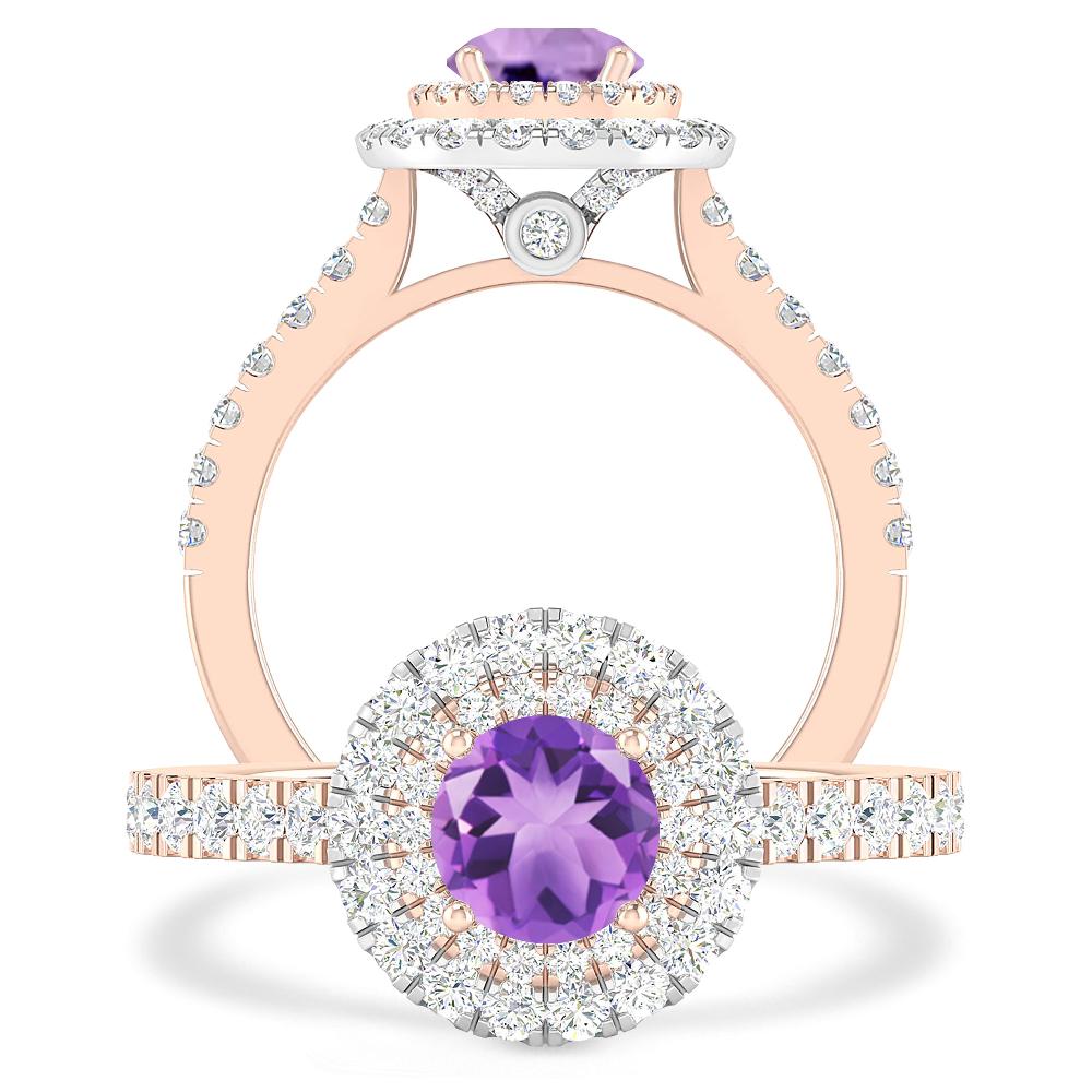 Rose Gold - Amethyst