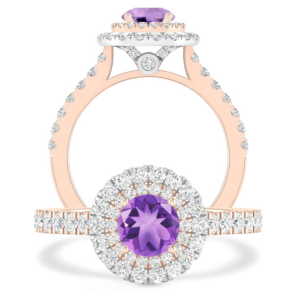 Rose Gold - Amethyst