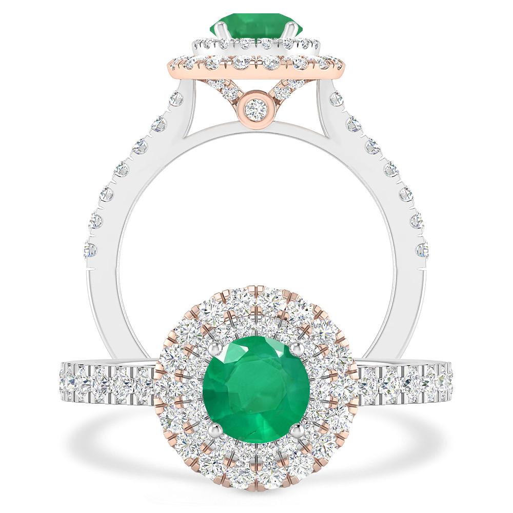 White Gold - Emerald