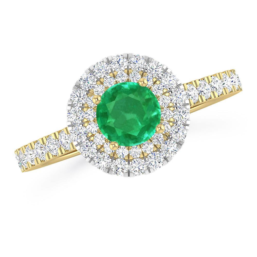 Yellow Gold - Emerald