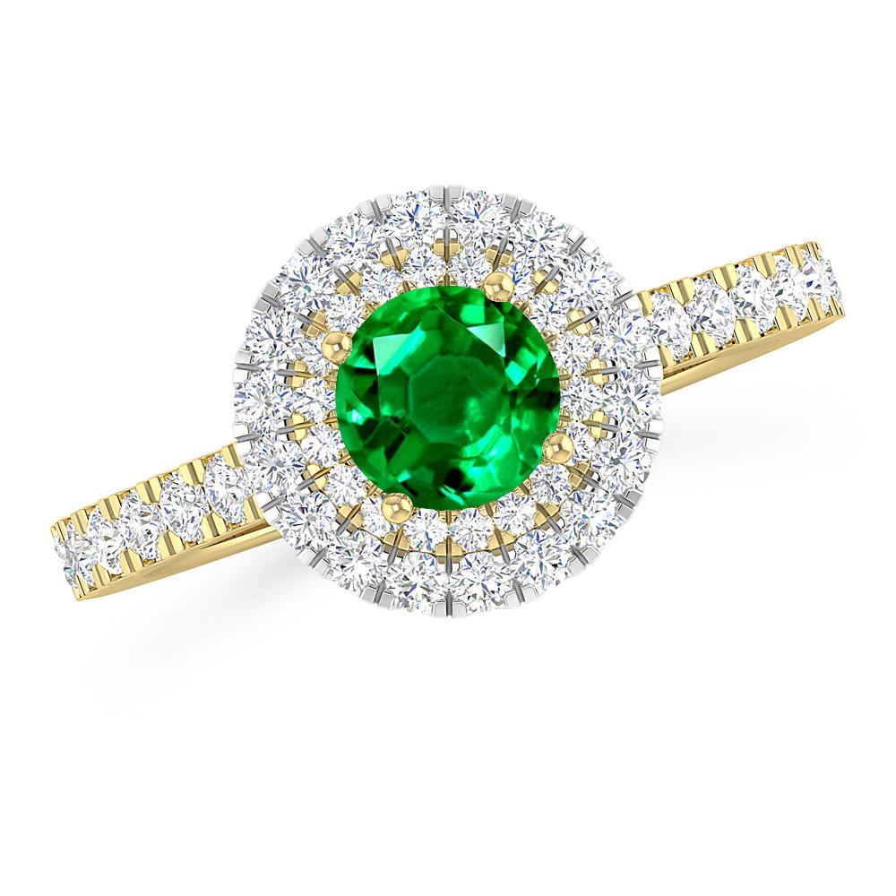 Yellow Gold - Emerald