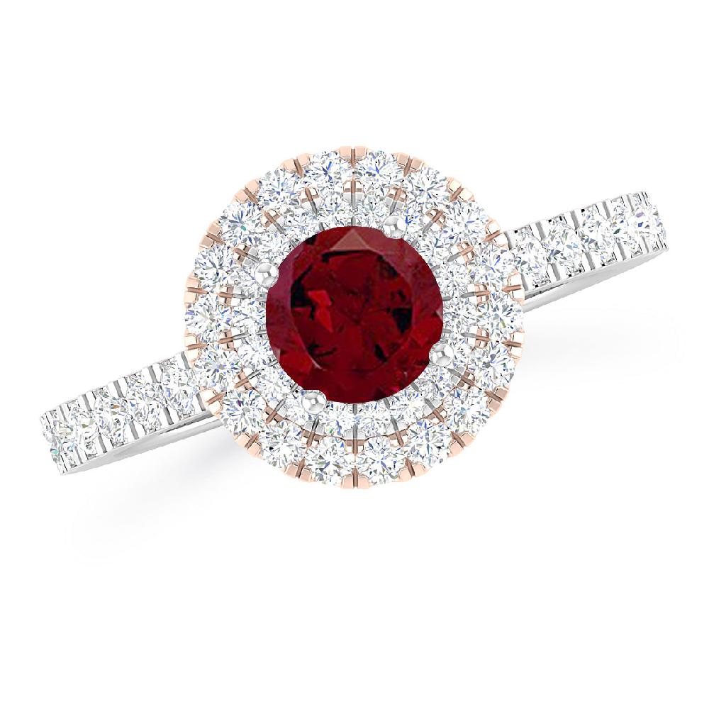 White Gold - Garnet