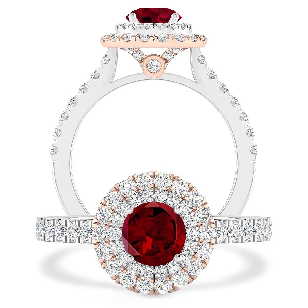 White Gold - Garnet