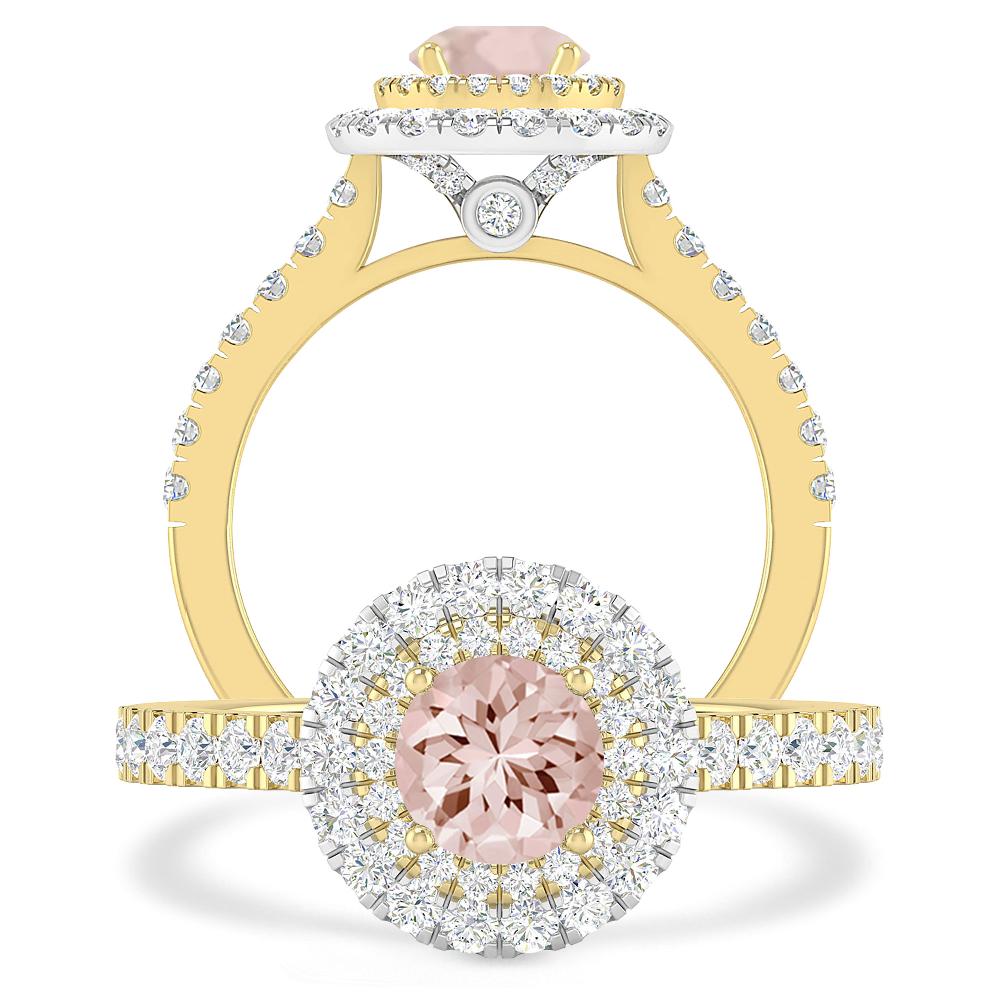 Yellow Gold - Morganite