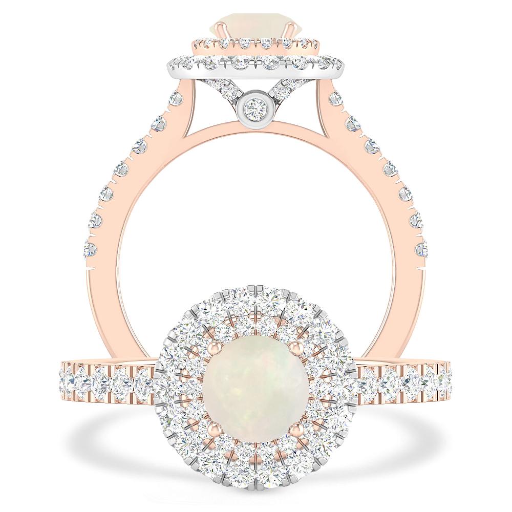 Rose Gold - Opal