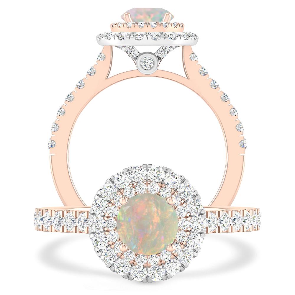 Rose Gold - Opal