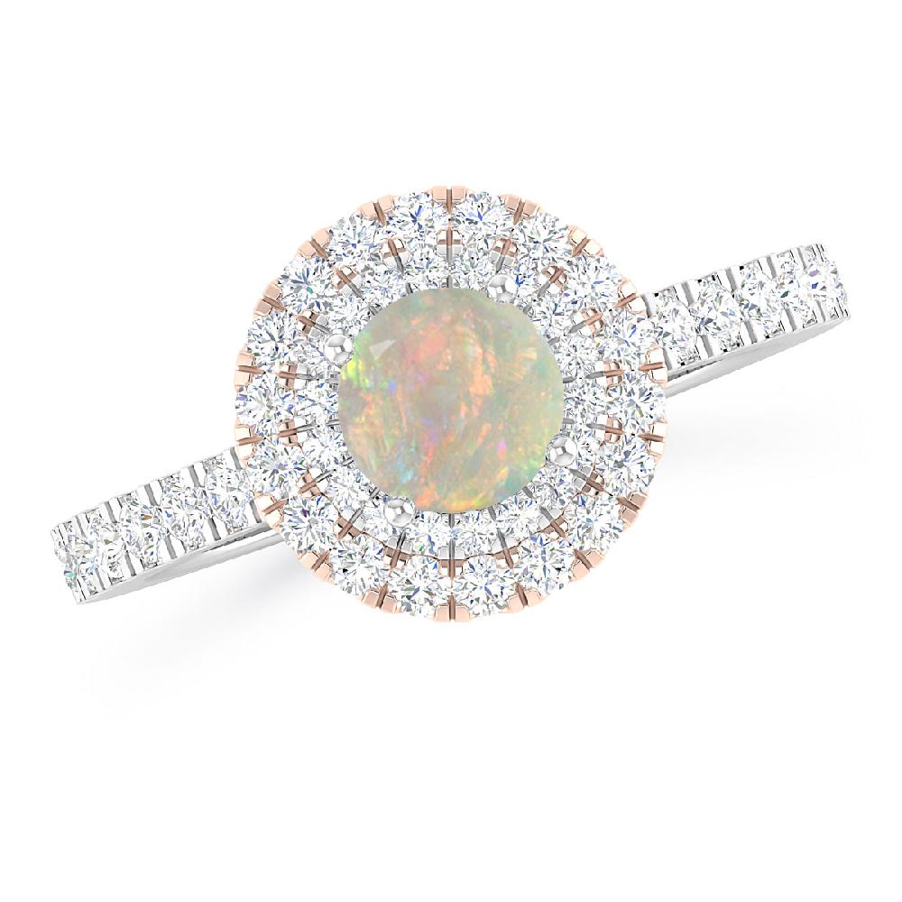 White Gold - Opal