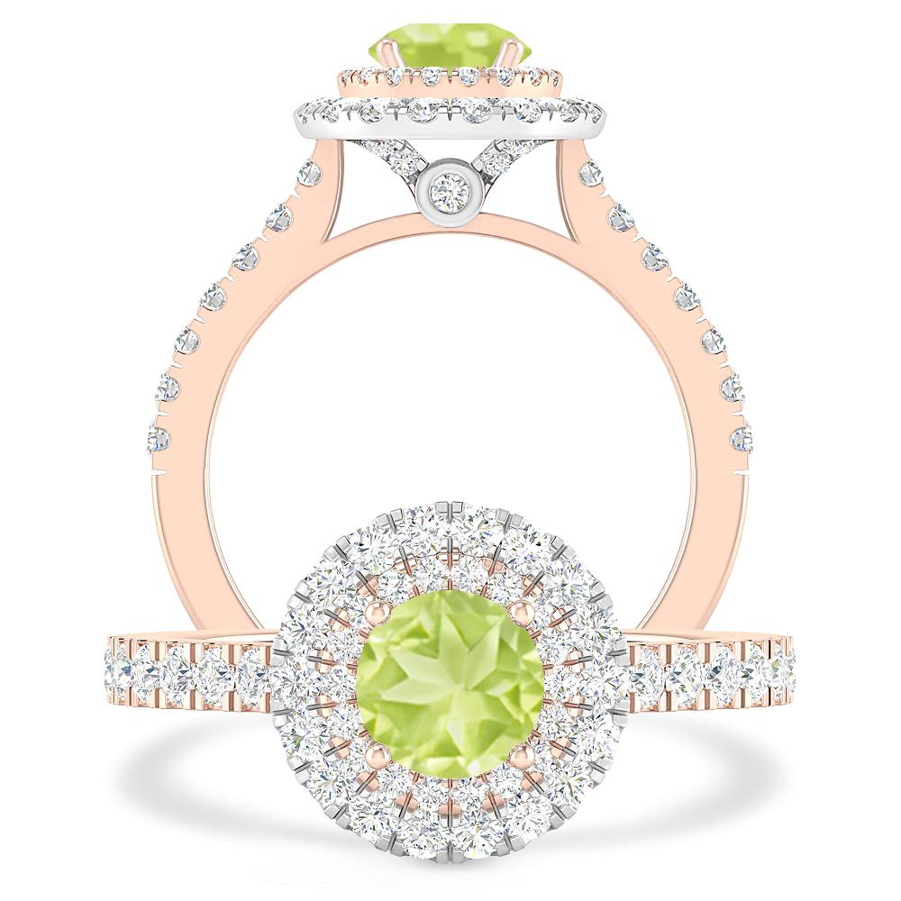 Rose Gold - Peridot